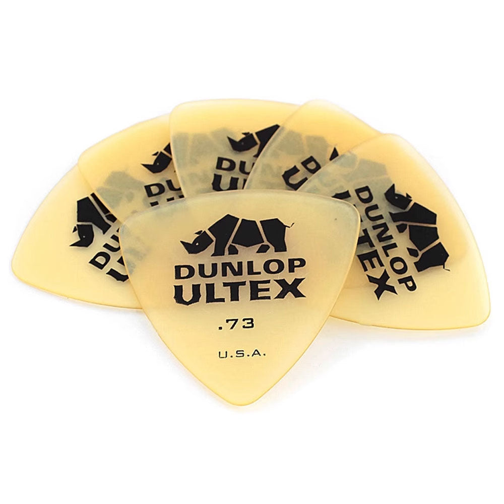 Jim Dunlop ジム ダンロップ 426R-◯◯ ギターピック ライノトライアングル 透明イエロー 6枚入り