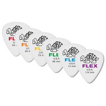 Jim Dunlop ジム ダンロップ 428R TORTEX FLEX STANDARD  ティアドロップギター ピック 12枚入り