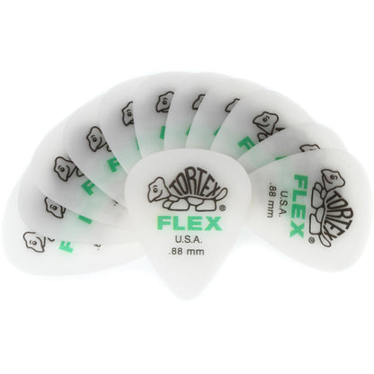 Jim Dunlop ジム ダンロップ 428R TORTEX FLEX STANDARD ティアドロップギター ピック 1枚入り