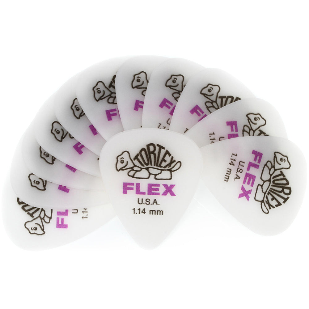 Jim Dunlop ジム ダンロップ 428R TORTEX FLEX STANDARD ティアドロップギター ピック 1枚入り