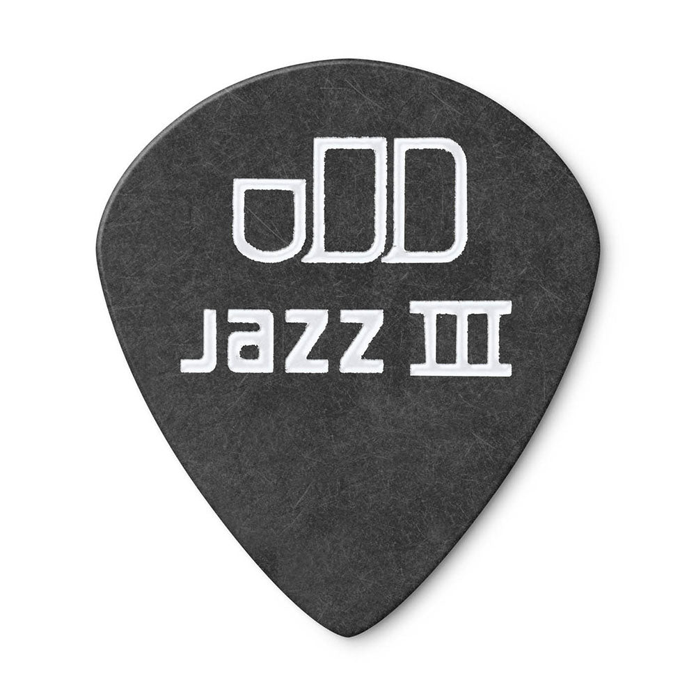Jim Dunlop ジム ダンロップ 482R TORTEX Pitch Black Jazz III ジャズタイプギター ピック 3枚入り