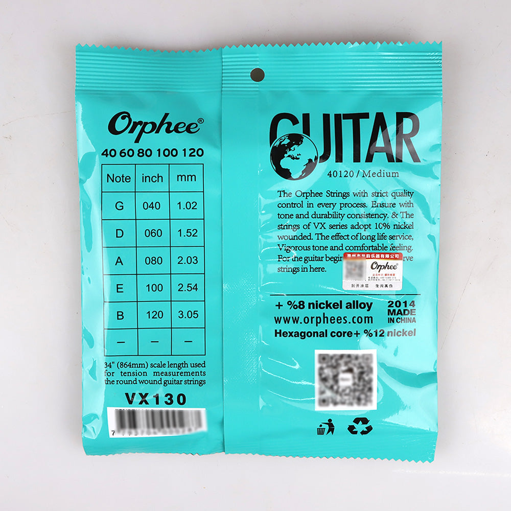 Orphee オルフェ VX-◯◯ エレキベース弦 4弦/5弦/6弦 初心者向け 重厚なサウンド 快適なプレイ感