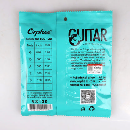 Orphee オルフェ VX-◯◯ エレキベース弦 4弦/5弦/6弦 初心者向け 重厚なサウンド 快適なプレイ感