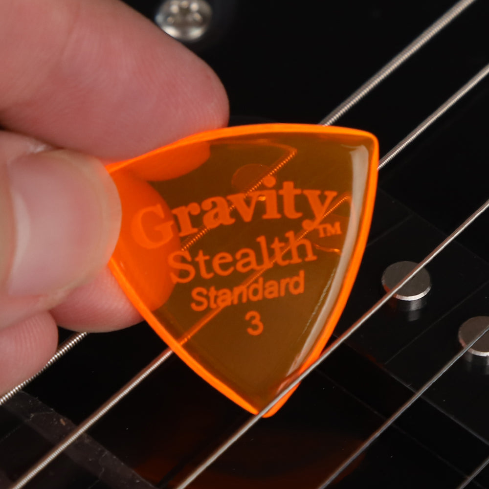 Gravity グラビティStealth Standardギターピック GSSS3P  orange 1枚入り