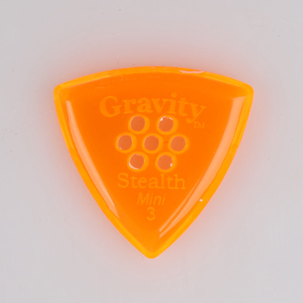 Gravity グラビティStealth Miniギターピック GSSM3PM  orange 1枚入り