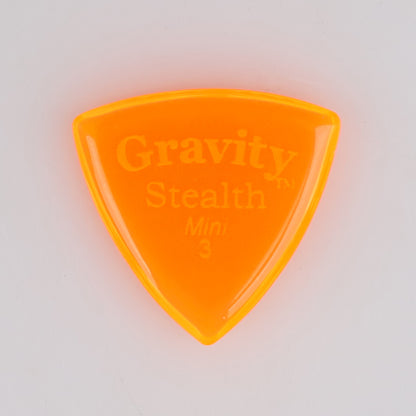 Gravity グラビティStealth MiniギターピックGSSM3P orange 1枚入り