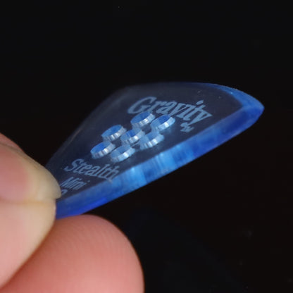 Gravity グラビティStealth Miniギターピック GSSM2PM  blue 1枚入り