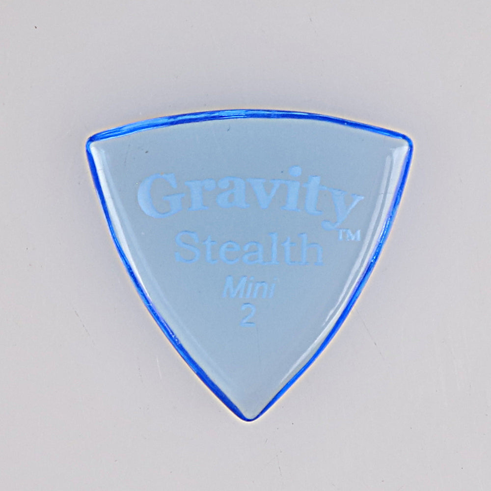 Gravity グラビティStealth MiniギターピックGSSM2P blue 1枚入り