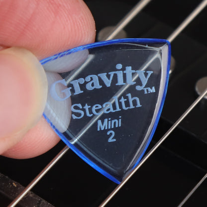 Gravity グラビティStealth MiniギターピックGSSM2P blue 1枚入り
