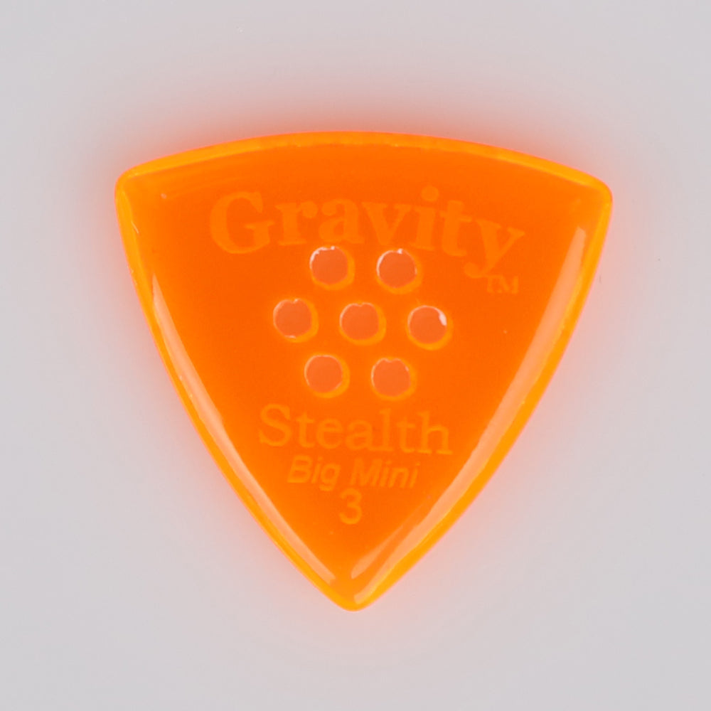 Gravity グラビティStealth Big MiniギターピックGSSB3PM orange 1枚入り