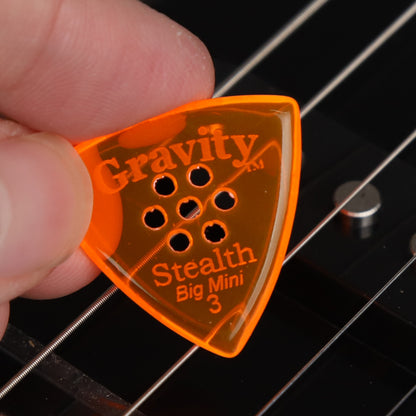 Gravity グラビティStealth Big MiniギターピックGSSB3PM orange 1枚入り