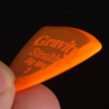 Gravity グラビティStealth Big MiniギターピックGSSB3P orange 1枚入り