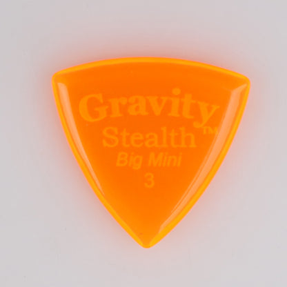 Gravity グラビティStealth Big MiniギターピックGSSB3P orange 1枚入り