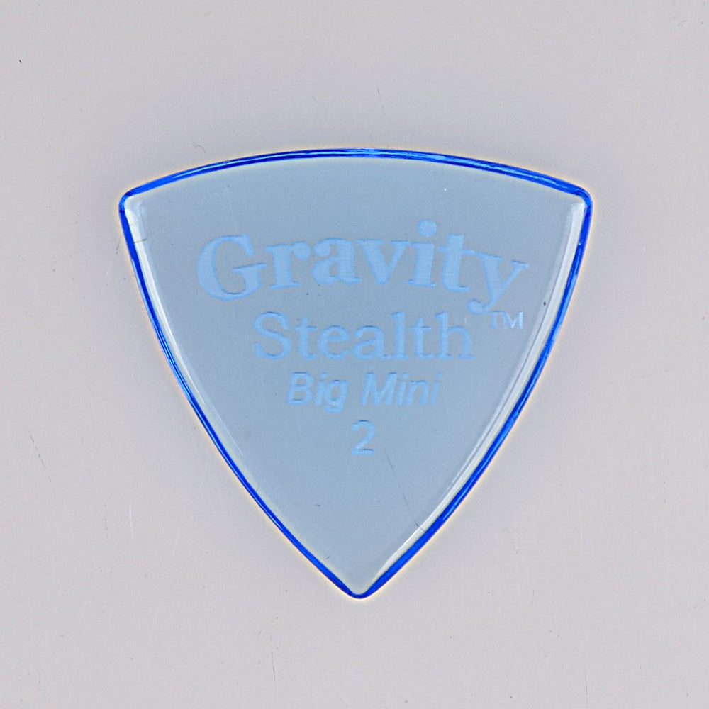 Gravity グラビティStealth Big MiniギターピックGSSB2P blue1枚入り