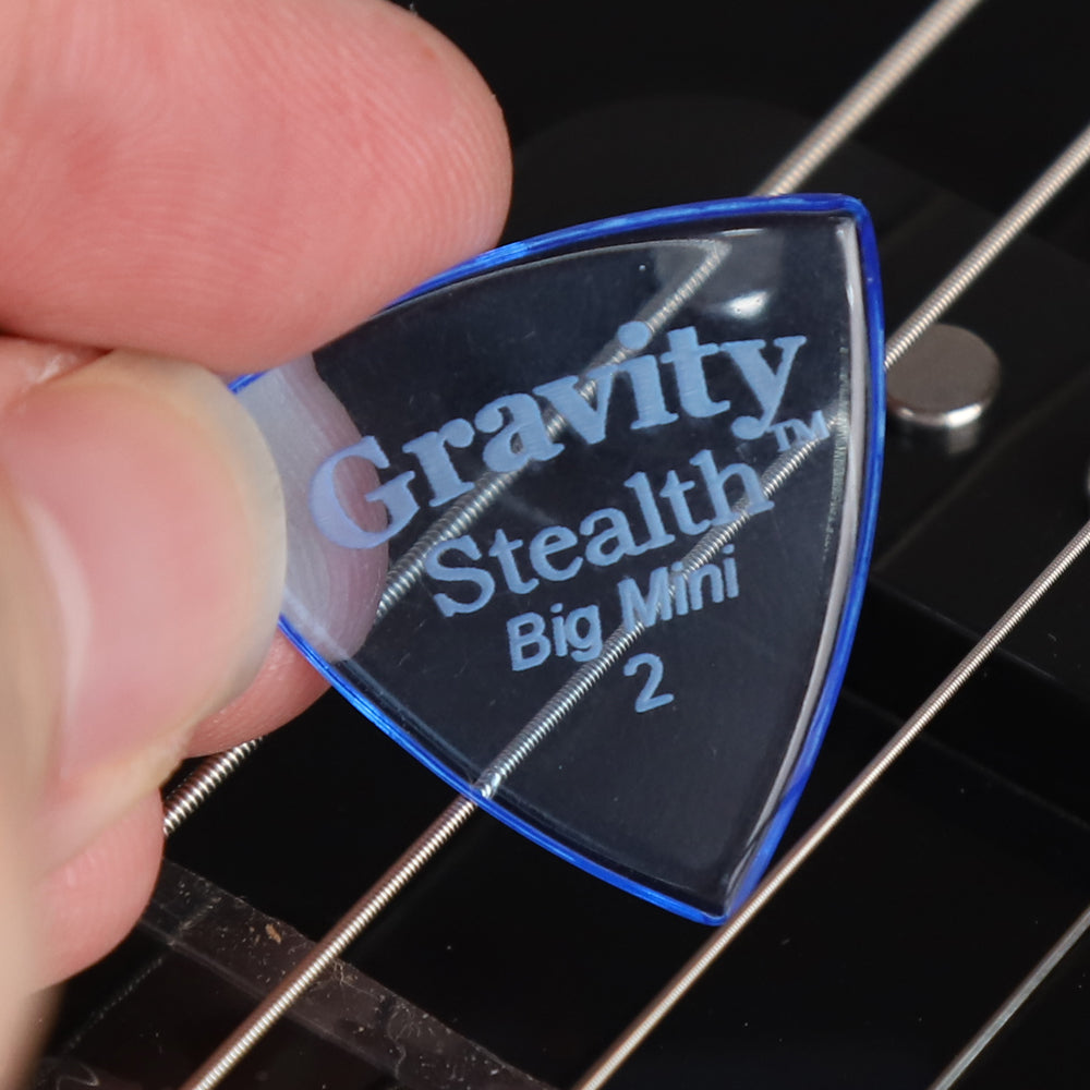 Gravity グラビティStealth Big MiniギターピックGSSB2P blue1枚入り