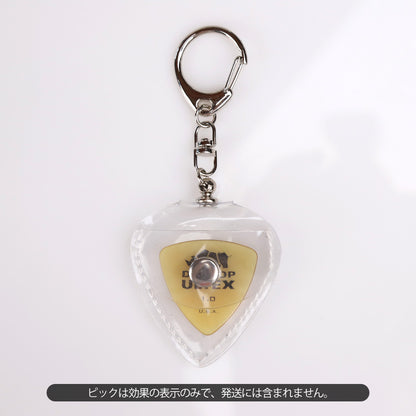 KIZAI キザイ QC055-◯◯ キーホルダータイプ透明ソフトピックケース 携帯用収納＆ディスプレイ 3個入り