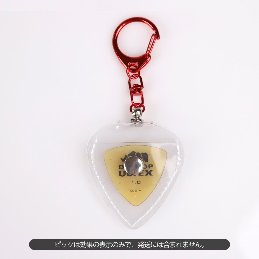 KIZAI キザイ QC055-◯◯ キーホルダータイプ透明ソフトピックケース 携帯用収納＆ディスプレイ 3個入り