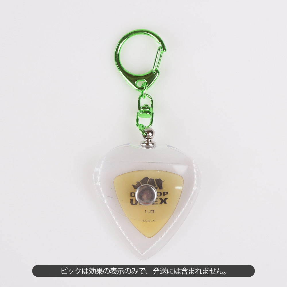 KIZAI キザイ QC055-◯◯ キーホルダータイプ透明ソフトピックケース 携帯用収納＆ディスプレイ