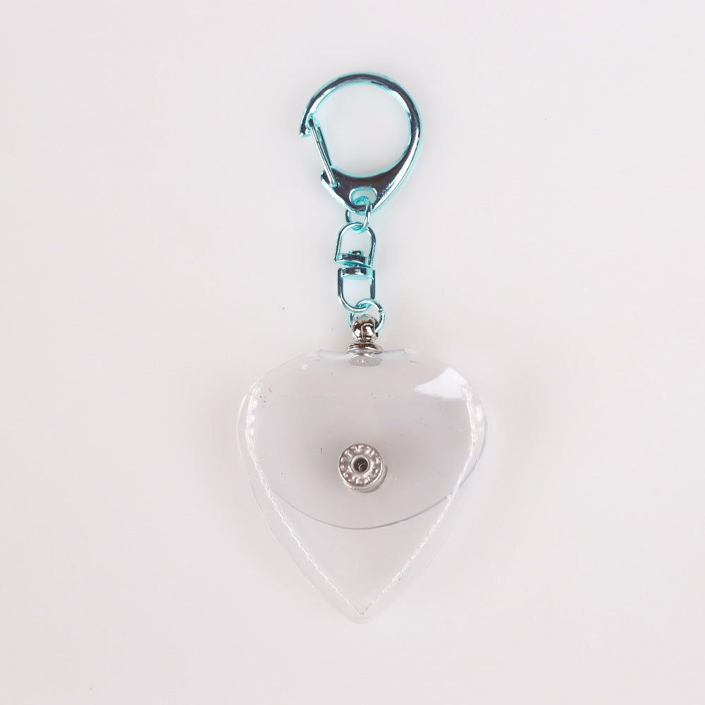 KIZAI キザイ QC055-◯◯ キーホルダータイプ透明ソフトピックケース 携帯用収納＆ディスプレイ 3個入り