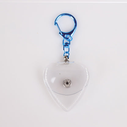 KIZAI キザイ QC055-◯◯ キーホルダータイプ透明ソフトピックケース 携帯用収納＆ディスプレイ 3個入り