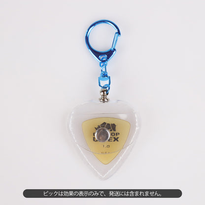 KIZAI キザイ QC055-◯◯ キーホルダータイプ透明ソフトピックケース 携帯用収納＆ディスプレイ