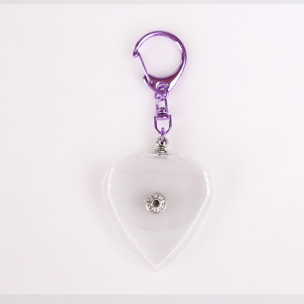 KIZAI キザイ QC055-◯◯ キーホルダータイプ透明ソフトピックケース 携帯用収納＆ディスプレイ 3個入り