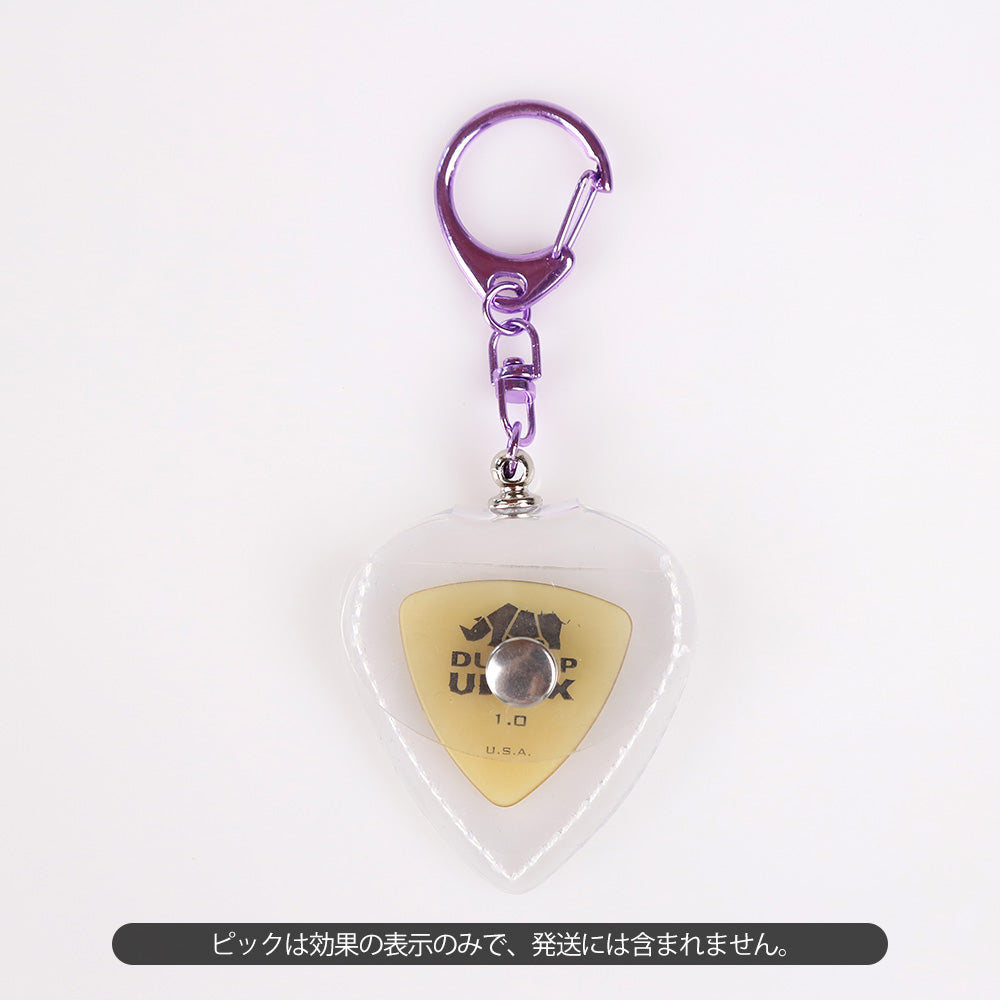 KIZAI キザイ QC055-◯◯ キーホルダータイプ透明ソフトピックケース 携帯用収納＆ディスプレイ 3個入り