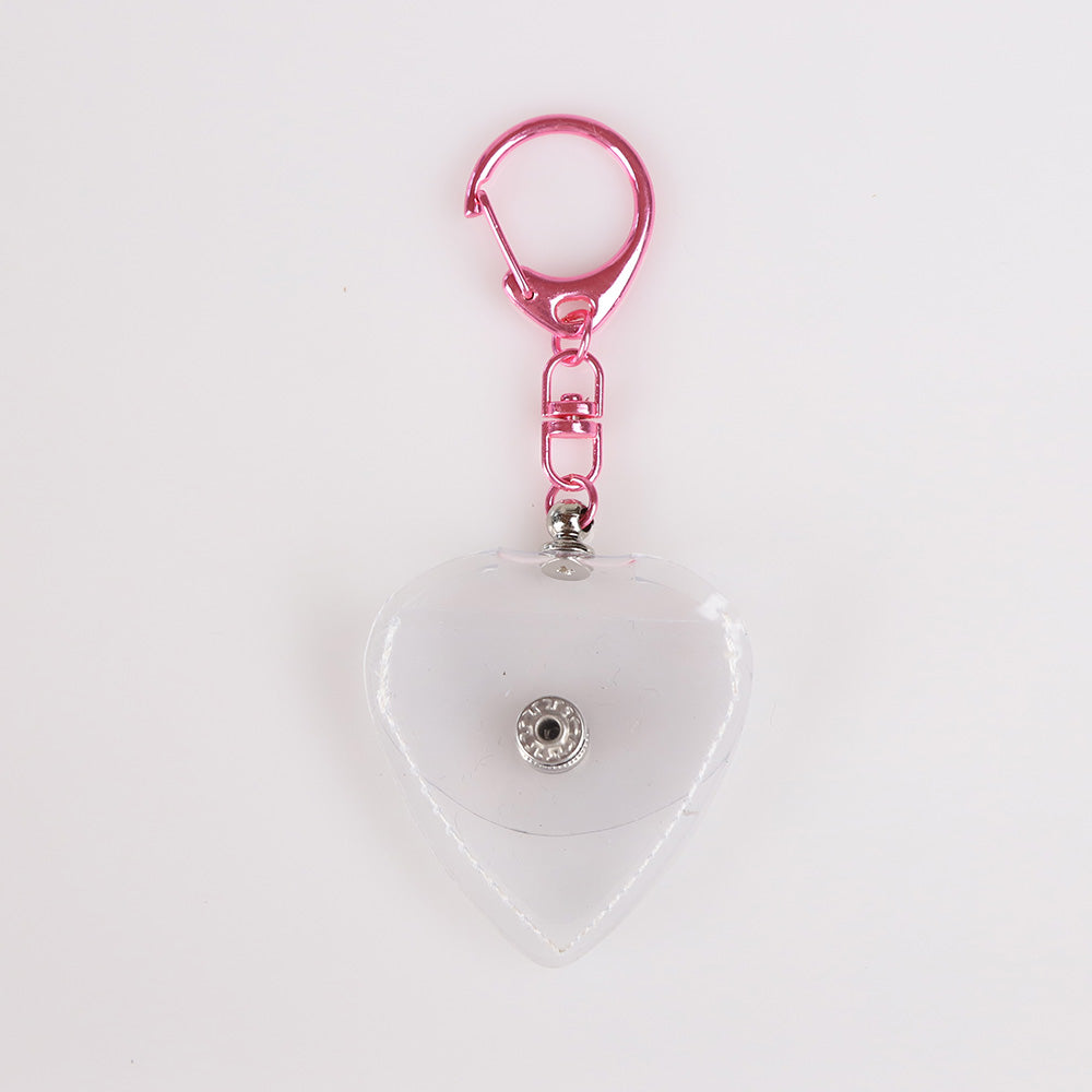 KIZAI キザイ QC055-◯◯ キーホルダータイプ透明ソフトピックケース 携帯用収納＆ディスプレイ 3個入り