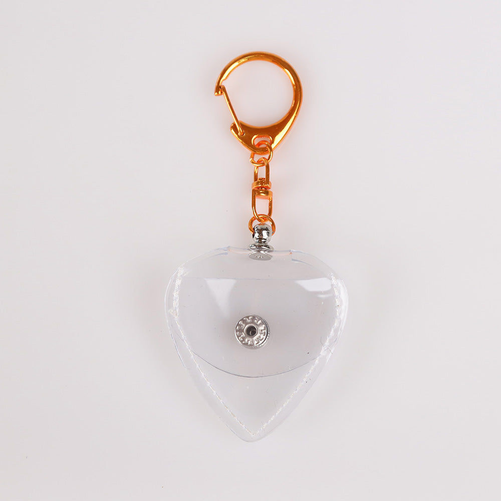 KIZAI キザイ QC055-◯◯ キーホルダータイプ透明ソフトピックケース 携帯用収納＆ディスプレイ 3個入り