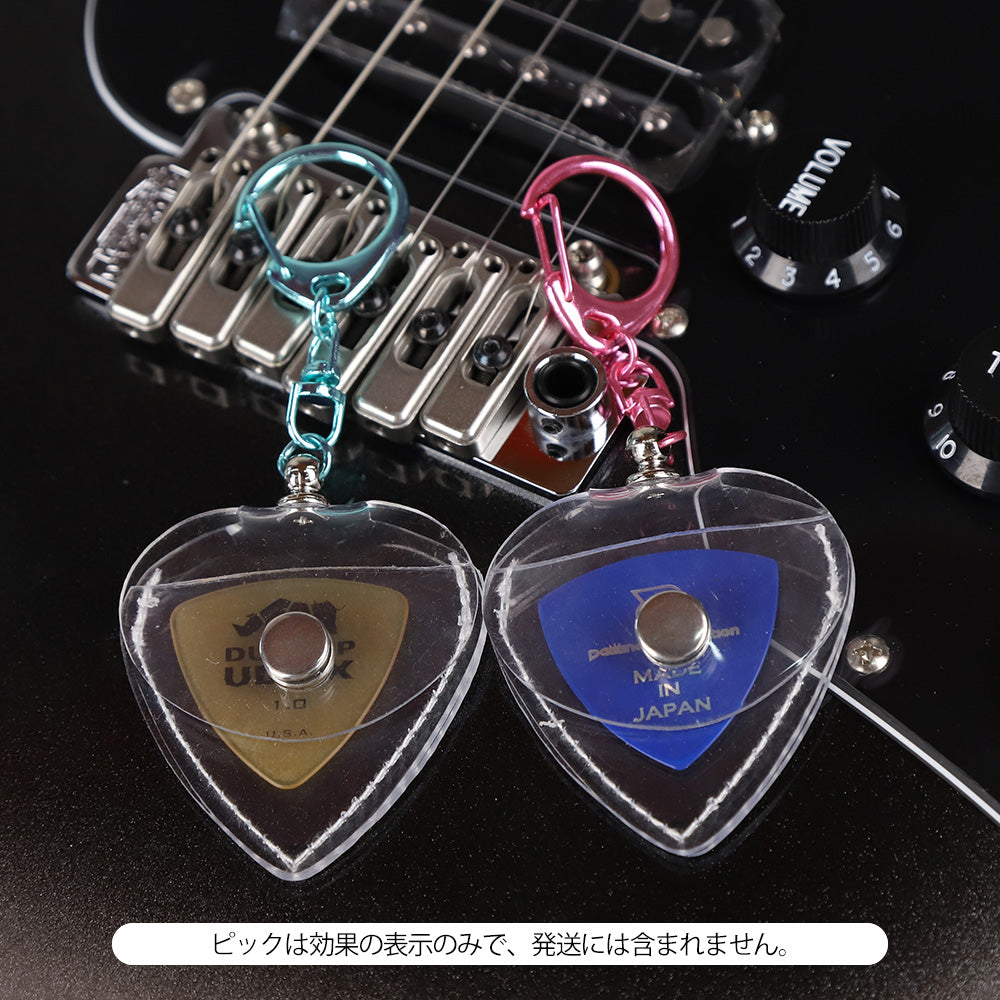 KIZAI キザイ QC055-◯◯ キーホルダータイプ透明ソフトピックケース 携帯用収納＆ディスプレイ