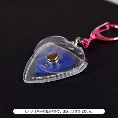 KIZAI キザイ QC055-◯◯ キーホルダータイプ透明ソフトピックケース 携帯用収納＆ディスプレイ