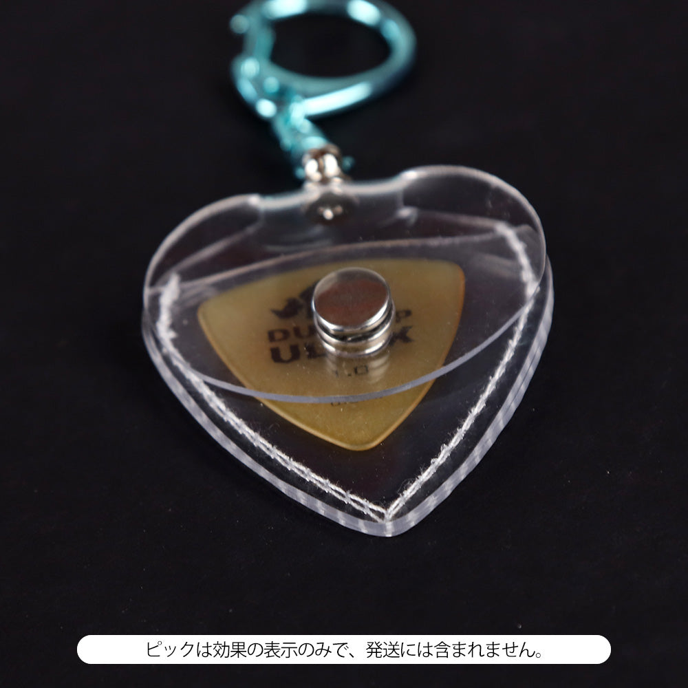 KIZAI キザイ QC055-◯◯ キーホルダータイプ透明ソフトピックケース 携帯用収納＆ディスプレイ 3個入り