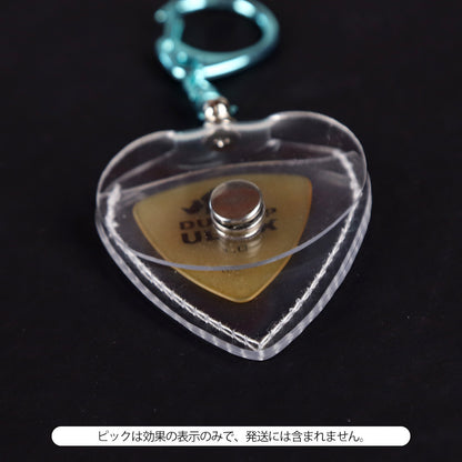 KIZAI キザイ QC055-◯◯ キーホルダータイプ透明ソフトピックケース 携帯用収納＆ディスプレイ 3個入り