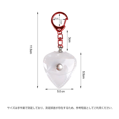 KIZAI キザイ QC055-◯◯ キーホルダータイプ透明ソフトピックケース 携帯用収納＆ディスプレイ