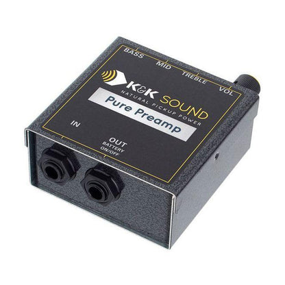 K&K  ケイアンドケイ  アコースティックギター用プリアンプです Pure Preamp
