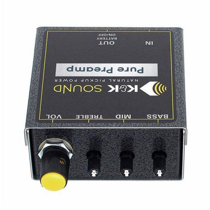 K&K  ケイアンドケイ  アコースティックギター用プリアンプです Pure Preamp
