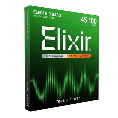 Elixir エリクサー 14-◯◯ 4弦ベース弦 ニッケルメッキ ステンレス