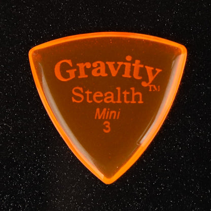 Gravity グラビティStealth MiniギターピックGSSM3P orange 1枚入り