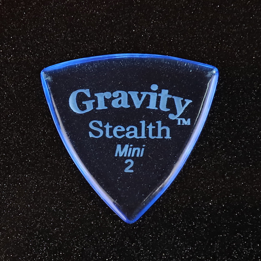 Gravity グラビティStealth MiniギターピックGSSM2P blue 1枚入り