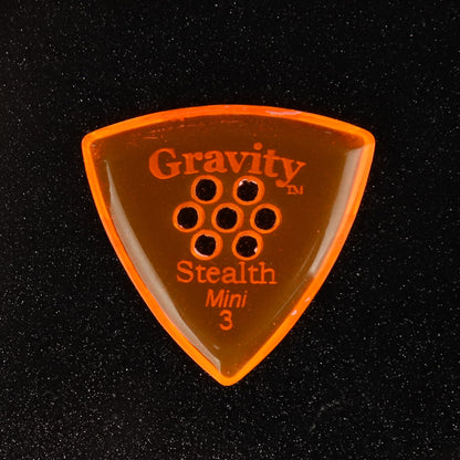 Gravity グラビティStealth Miniギターピック GSSM3PM  orange 1枚入り