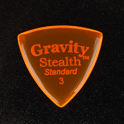 Gravity グラビティStealth Standardギターピック GSSS3P  orange 1枚入り