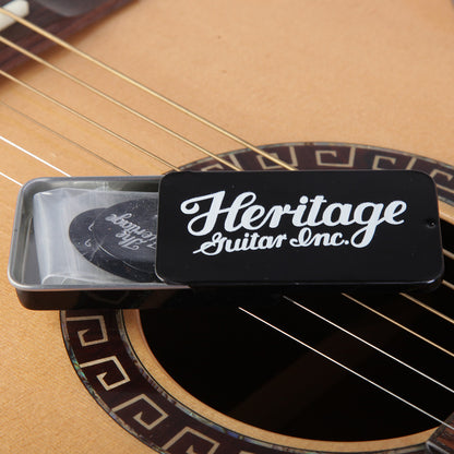 Heritage ナイロン  ギターピック ティアドロップ型 12枚入り缶ケース