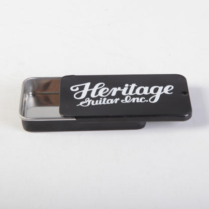 Heritage ナイロン  ギターピック ティアドロップ型 12枚入り缶ケース