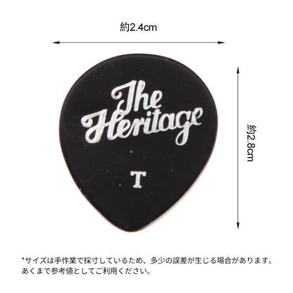 Heritage ナイロン  ギターピック ティアドロップ型