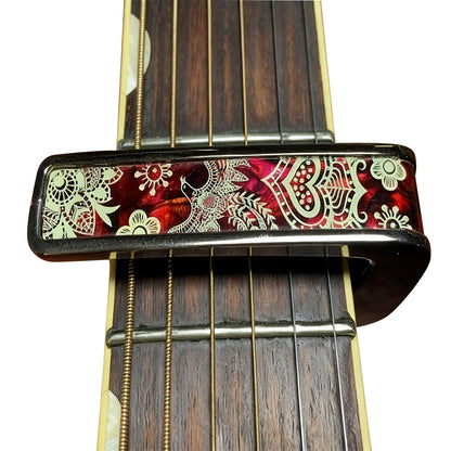 Thalia Capos ギターカポタスト  Black Chrome Crimson Phoenix TH-CB201-22