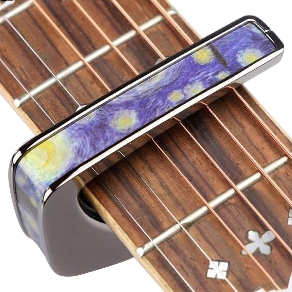 Thalia Capos ギターカポタスト Black Chrome Starry Night TH-CB201-16