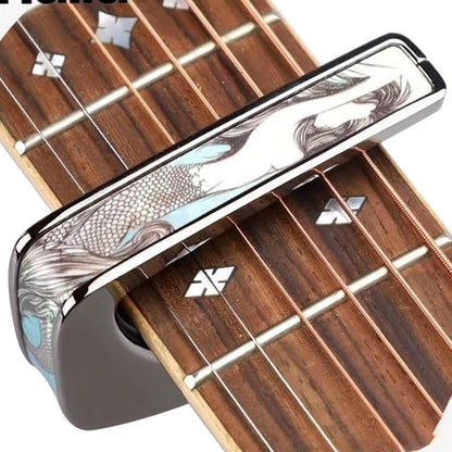 Thalia Capos ギターカポタストBlack Chrome Finish Mermaid TH-CB201-12