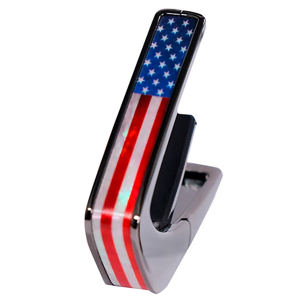 Thalia Capos ギターカポタスト Black Chrome Stars & Stripes TH-CB201-06