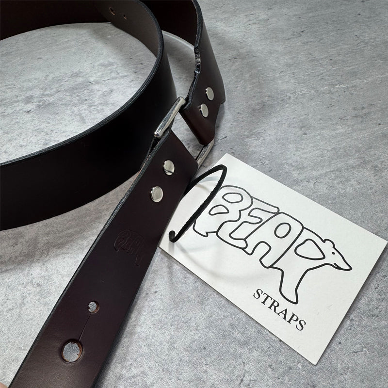 BEAR STRAPS ベアストラップ ハンドメイド高級ギターストラップ 巨匠と同じモデル イギリス製