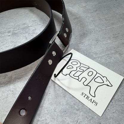 BEAR STRAPS ベアストラップ ハンドメイド高級ギターストラップ 巨匠と同じモデル イギリス製